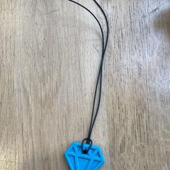 Přívěšek blauw, rubber, jak nahlášeno Hortus pomocí iLost