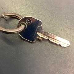 Chave zilver, como reportado por Eindhoven Airport utilizando o iLost