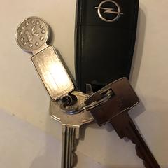 Sleutelbos met autosleutel Opel, gerapporteerd met iLost