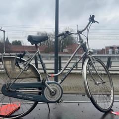 Női kerékpár Norta gazelle grijs, amint azt Fietsdepot Diepenbeek az iLost segítségével jelentette.
