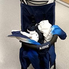 Barnevogn Poussette, sac à main marron  a, som rapportert av IKEA Toulouse ved bruk av iLost