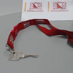 Chiave rood NGK, come riportato da Gemeente Utrecht utilizzando iLost