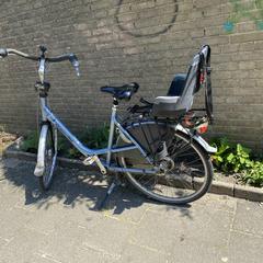 Fiets Gazelle dames met kinderzitje an iLost gemeldet