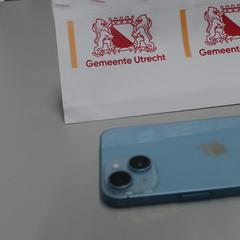 Mobilní telefon iPhone, jak nahlášeno Gemeente Utrecht pomocí iLost