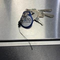 Sleutelbos Blauwe tag Alto, zoals gemeld door Pathé Amsterdam Noord met iLost