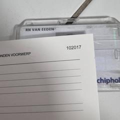 Schipholpas, as reported by Connexxion Amstelland-Meerlanden Schiphol Noord using iLost