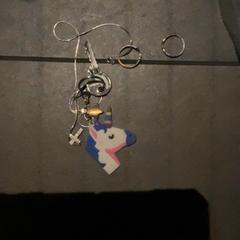 Kulcsok Unicorn, cross, amint azt MEININGER Hotel Amsterdam City West az iLost segítségével jelentette.