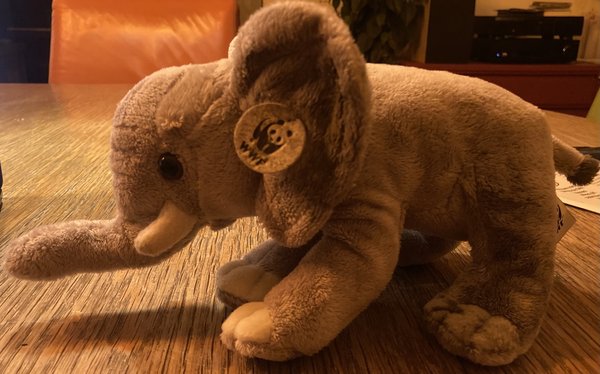 Knuffel Grijze olifant