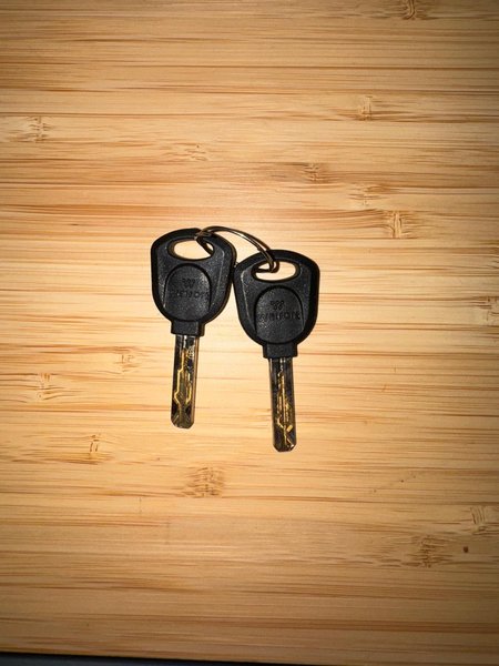 Keys Bike keys, black
