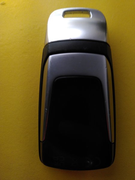 Sleutel Zwart en zilver kleurige auto sleutel