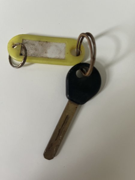 Sleutel Geel labeltje