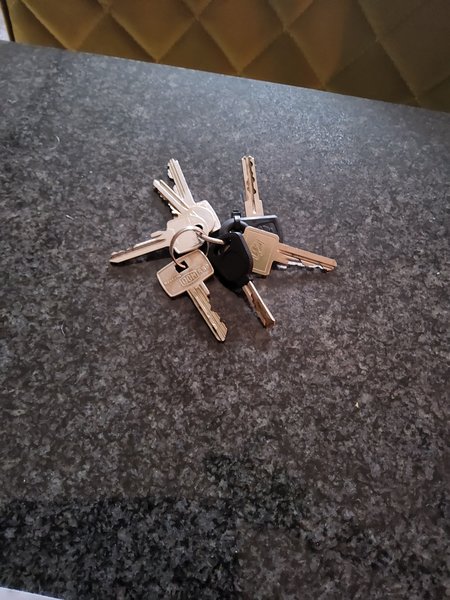 Keychain Sleutelbos met 7 sleutels
