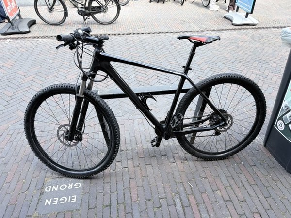 Bike zwarte MTB