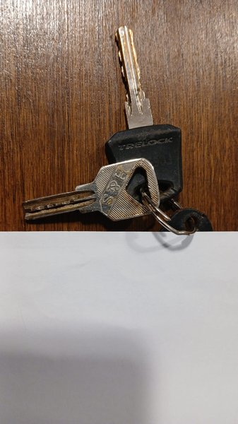 Fietssleutel met sleutelhanger