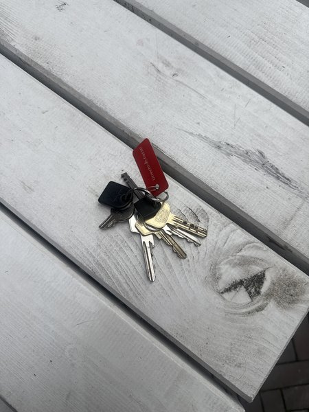 Keys Kapotte sleutel, rode Utrecht fietst label
