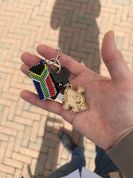 Sleutel Zuid Afrikaanse vlag