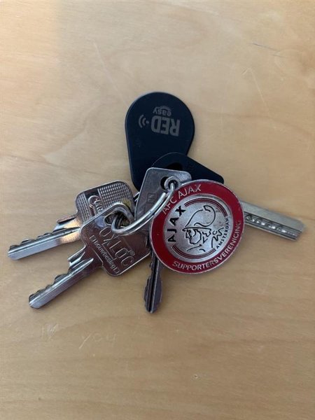 Keychain Ajax supportersvereniging sleutelhanger, laaddruppel