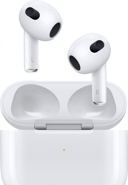 Wireless earphones, Apple - in train to Amsterdam central