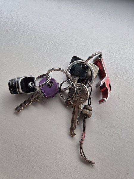 Keys gevonden bankje Ganzenmarkt Utrecht binnenstad 