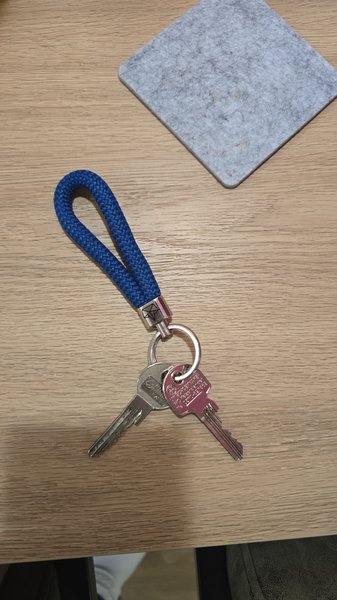 Keys Blauwe sleutelhanger